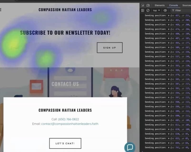 Google Chrome Extension - Heatmap Generator